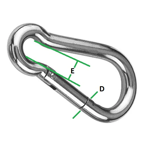Carbine Hook ¦ Stainless Steel - Image 2