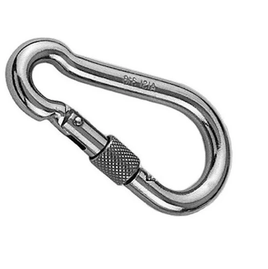 Carbine Hook with Screwgate ¦ Stainless Steel - Image 3