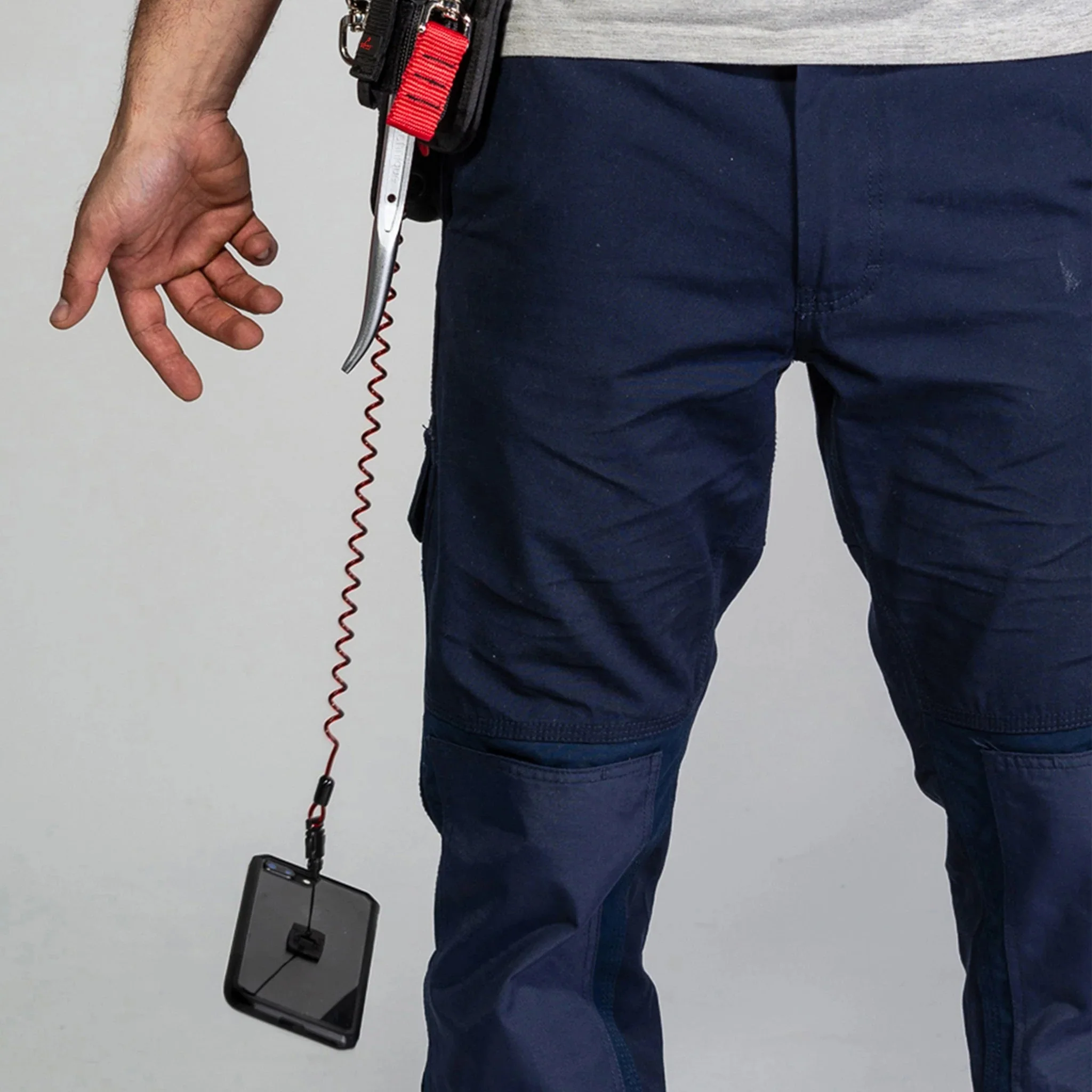 Coil E-Tether With Poly Clip & E-Catch (Non-Conductive) - Image 4