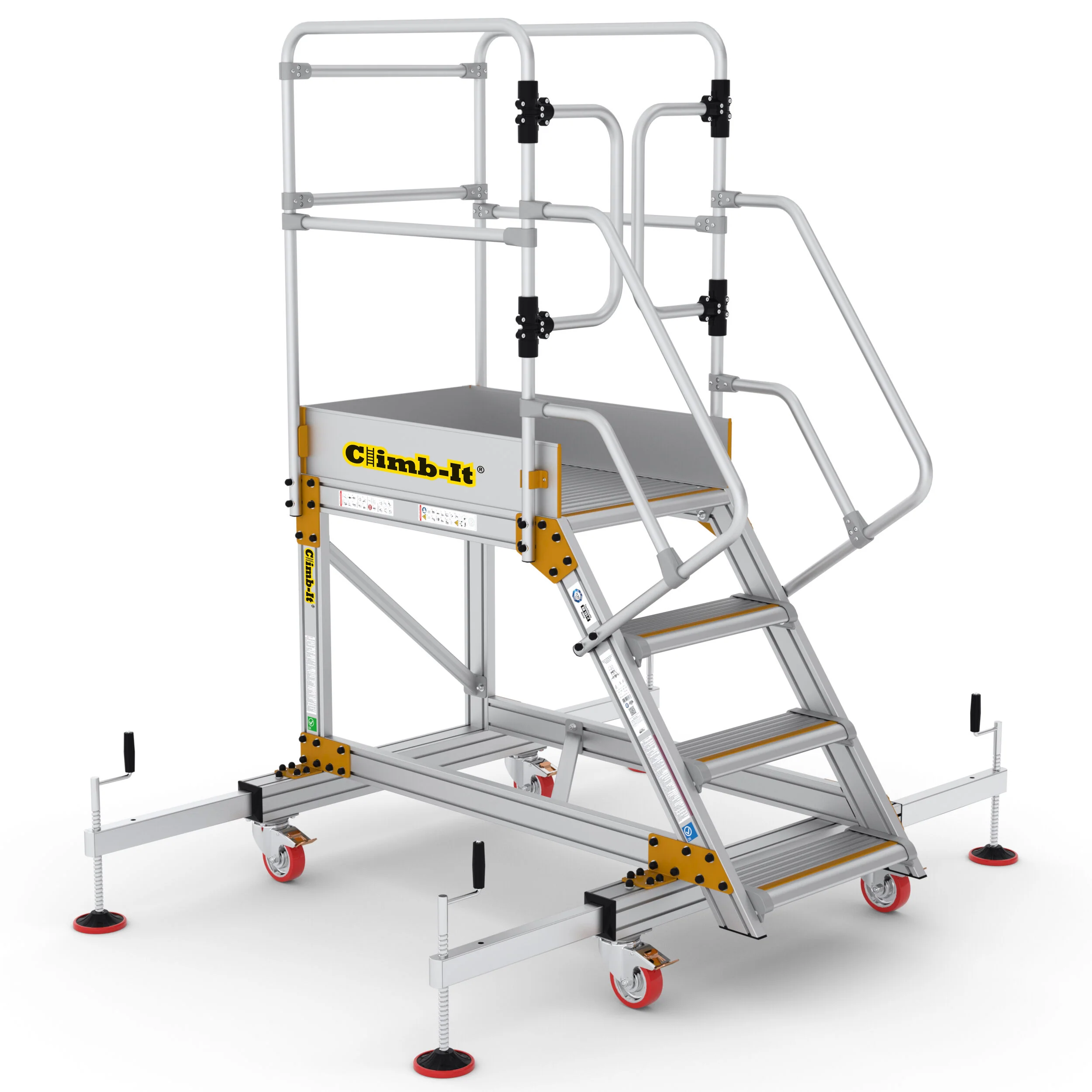 Extra Large Platform Safety Steps with Adjustable Stabilisers - Image 3