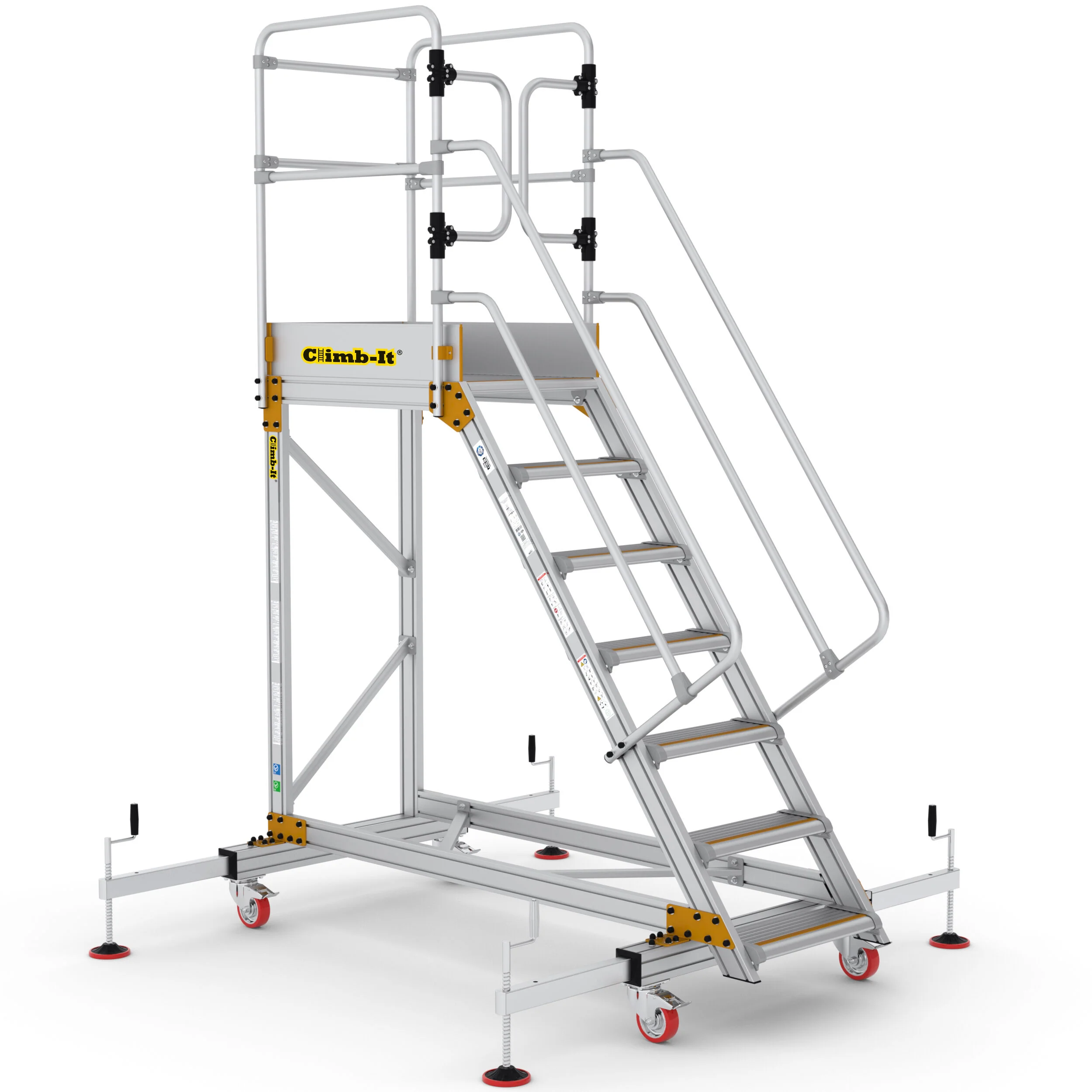 Extra Large Platform Safety Steps with Adjustable Stabilisers - Image 5