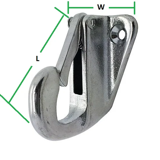 Fender Hook with Catch ¦ Stainless Steel - Image 2