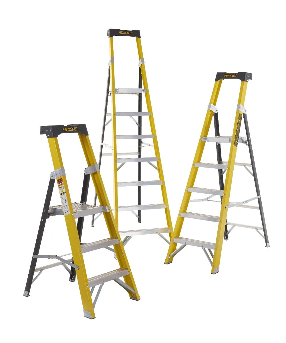 Fibreglass Platform Stepladders