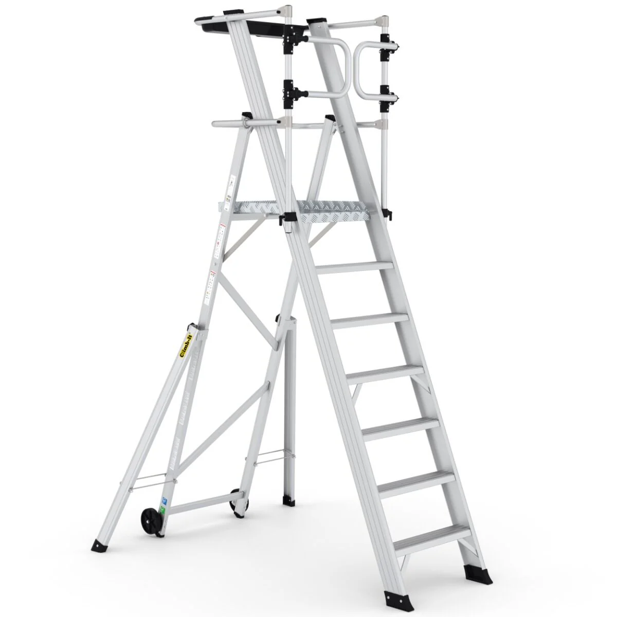 Large Platform Folding Steps with Safety Gates - Image 10