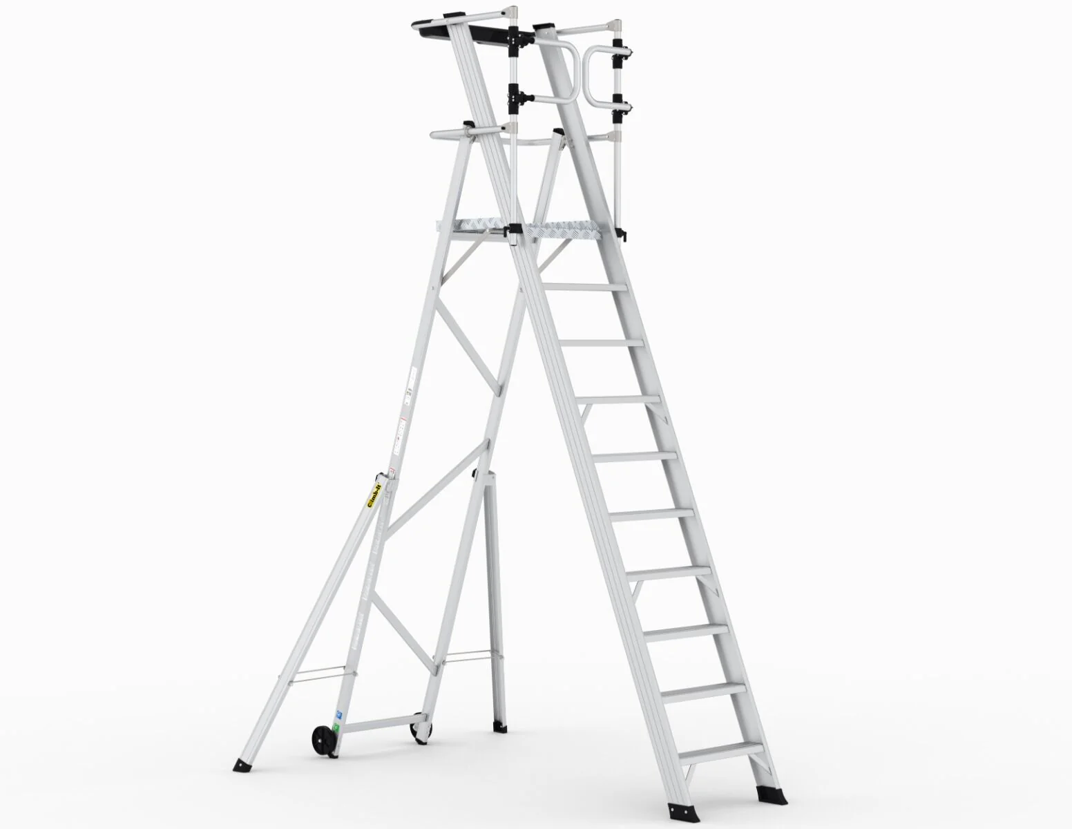 Large Platform Folding Steps with Safety Gates - Image 7