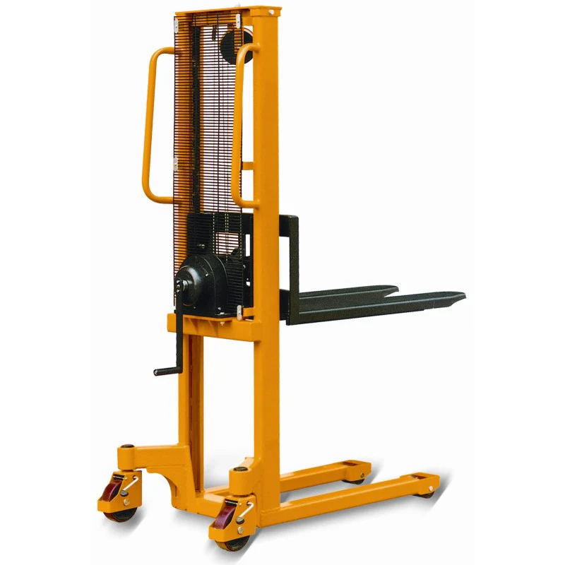 Manual Winch Stackers c/w Adjustable Forks - Image 3