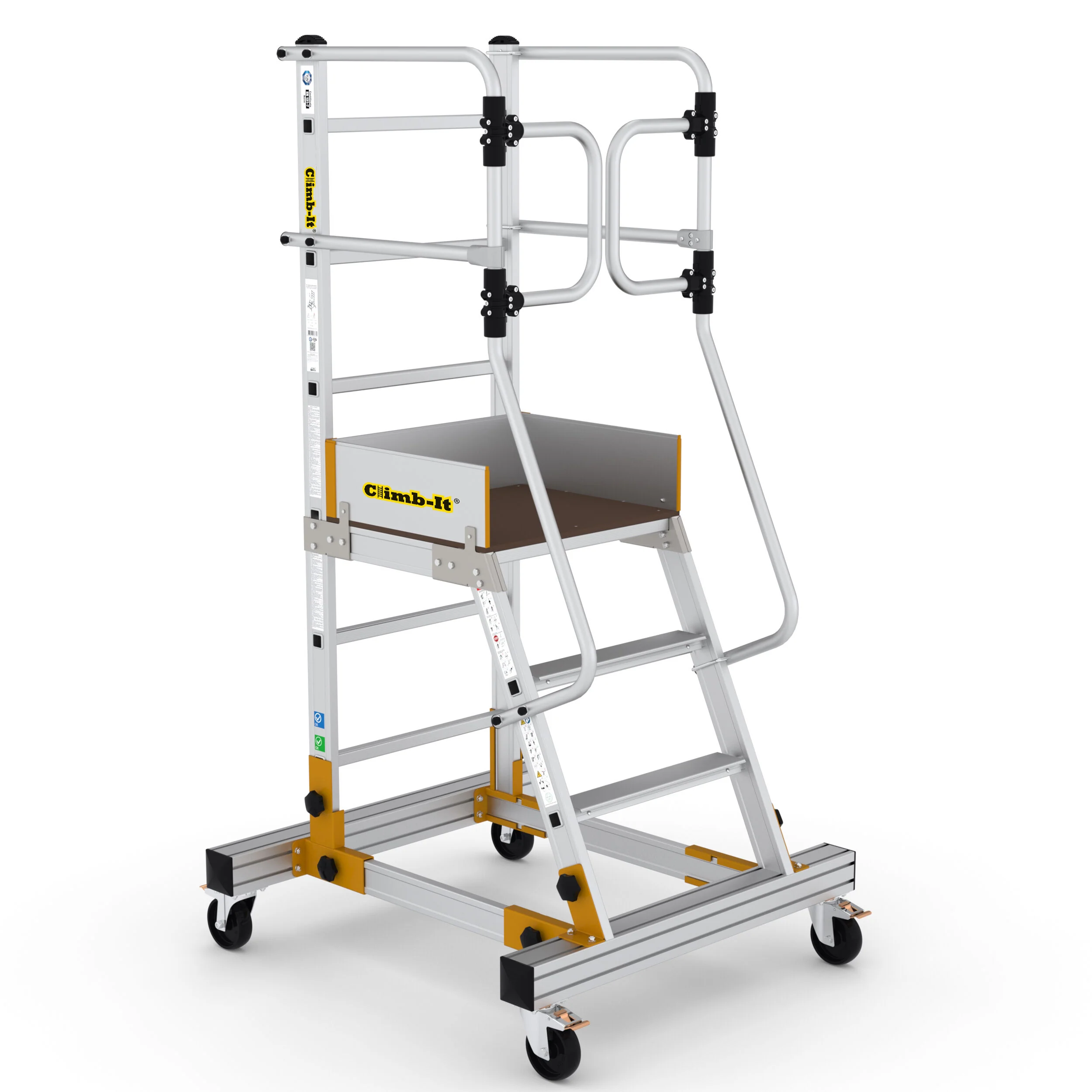 Mobile Steps with Safety Gate - Image 2