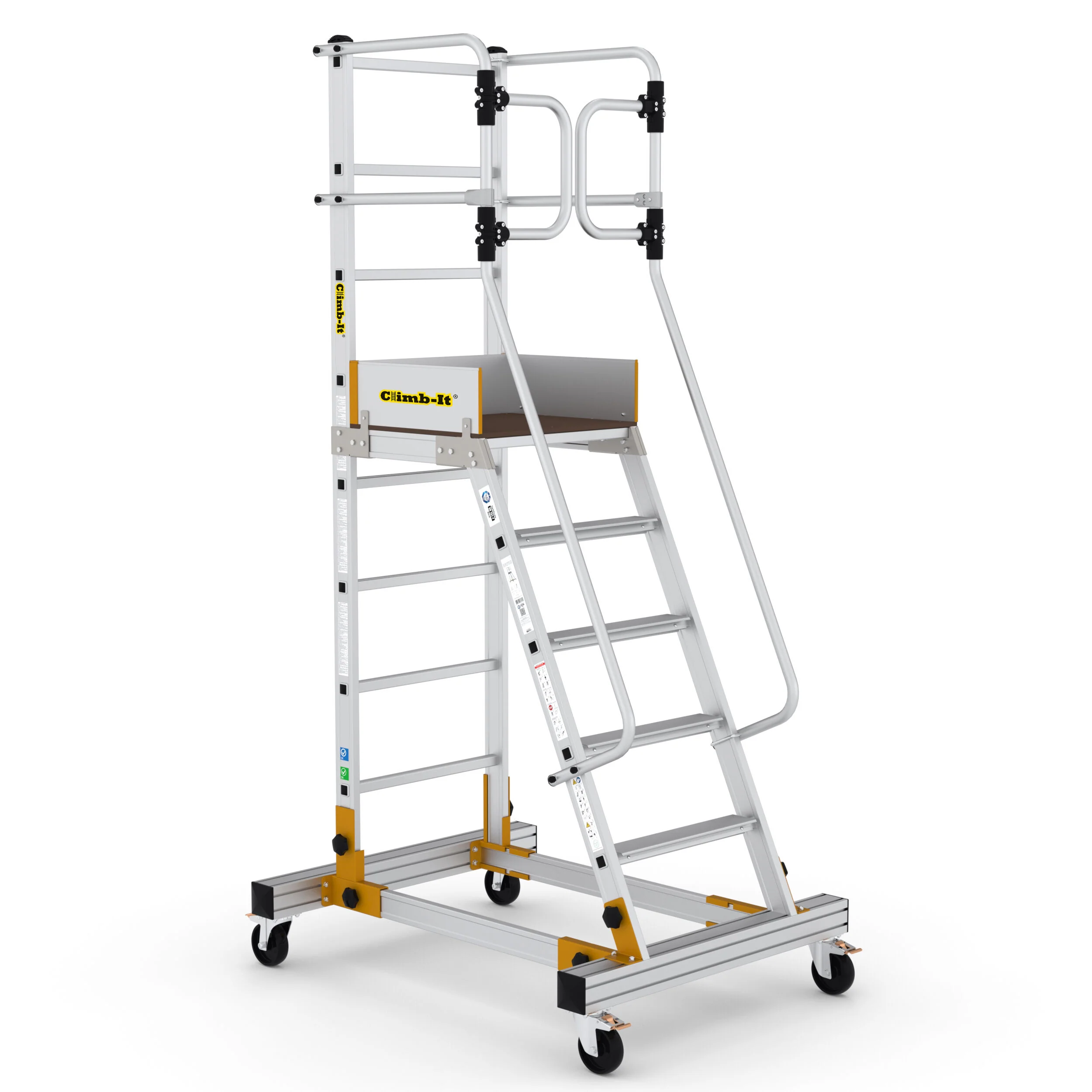 Mobile Steps with Safety Gate - Image 3