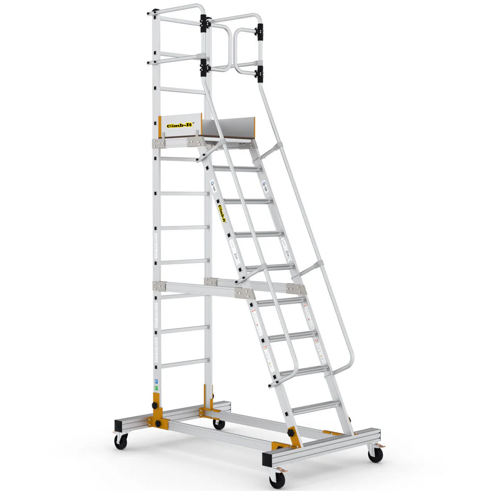 Mobile Steps with Safety Gate - Image 4