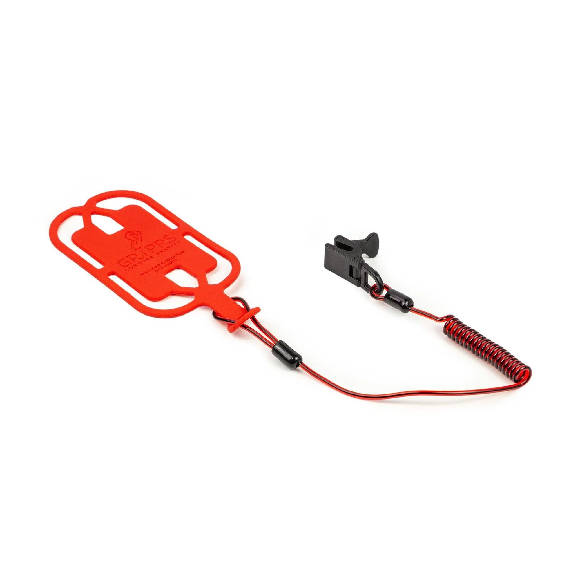 Phone Gripper with Coil Tether (Non-Conductive) - Image 2