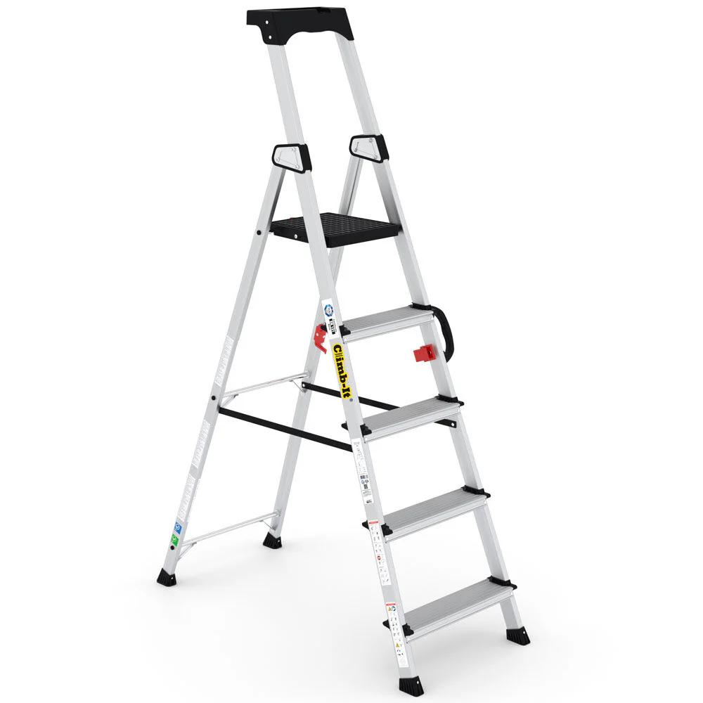 Professional Stepladders with Carry Handle - Image 3