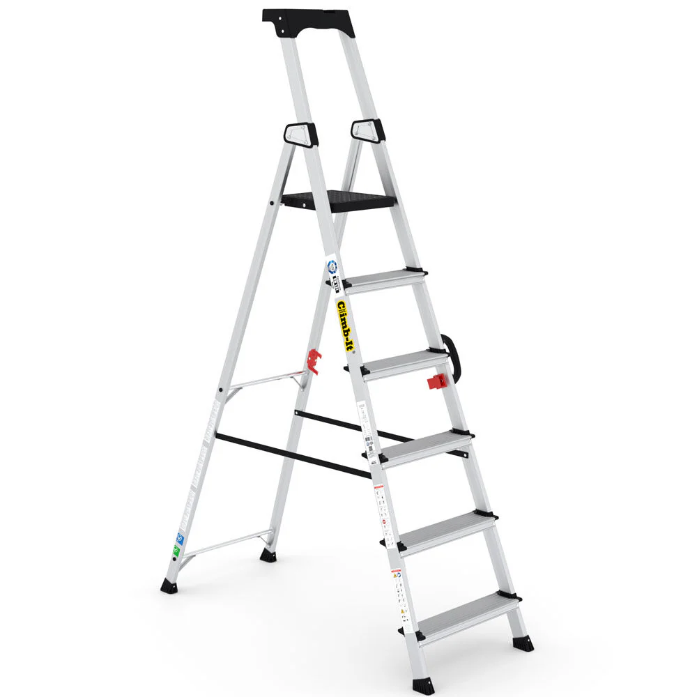 Professional Stepladders with Carry Handle - Image 4