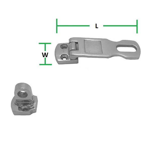 Swivel Hasp & Staple ¦ Stainless Steel - Image 2