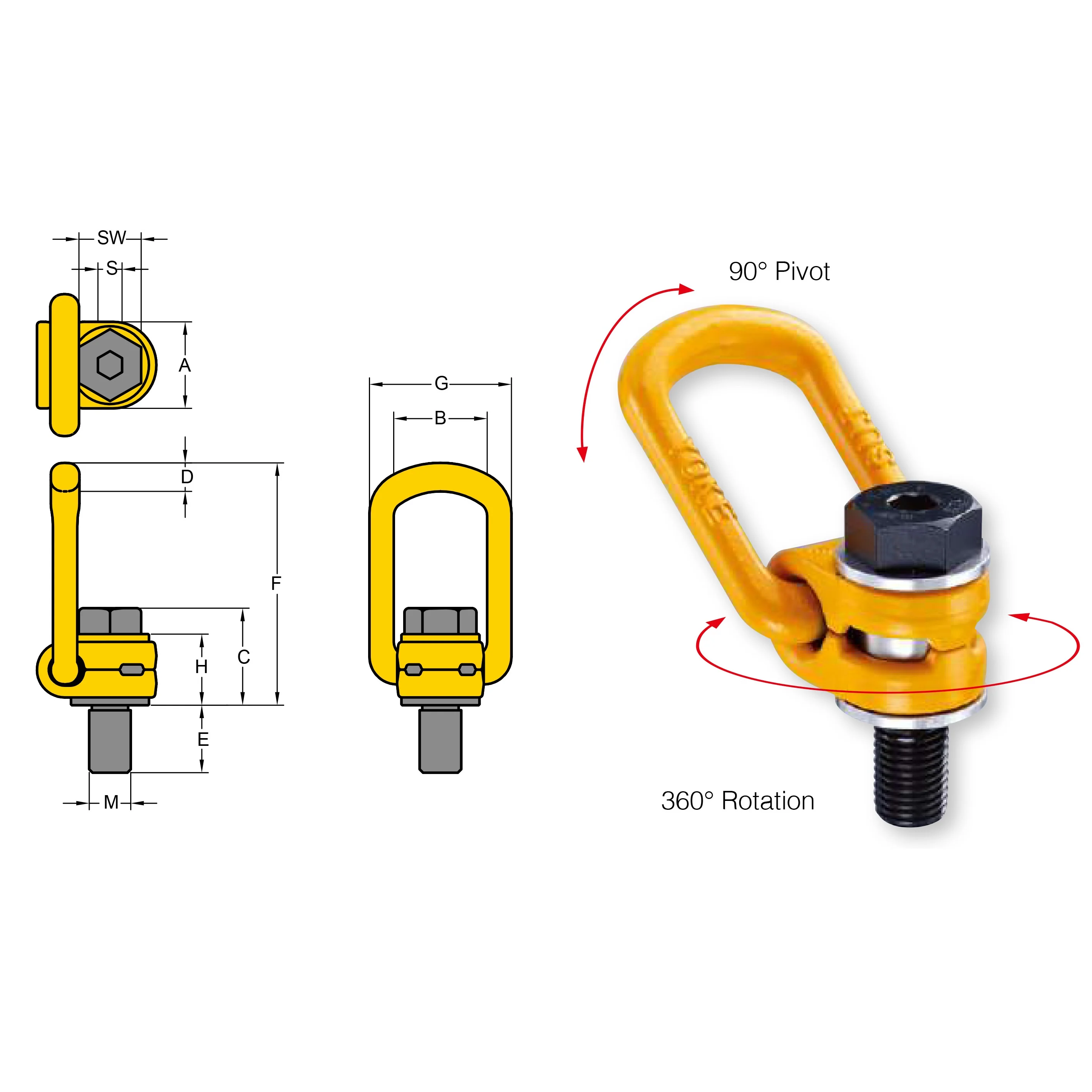 YOKE Type 212 UNC Lifting Point - Image 3